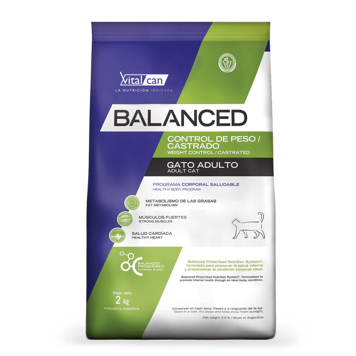 Balanced Gato Control Peso 2kg