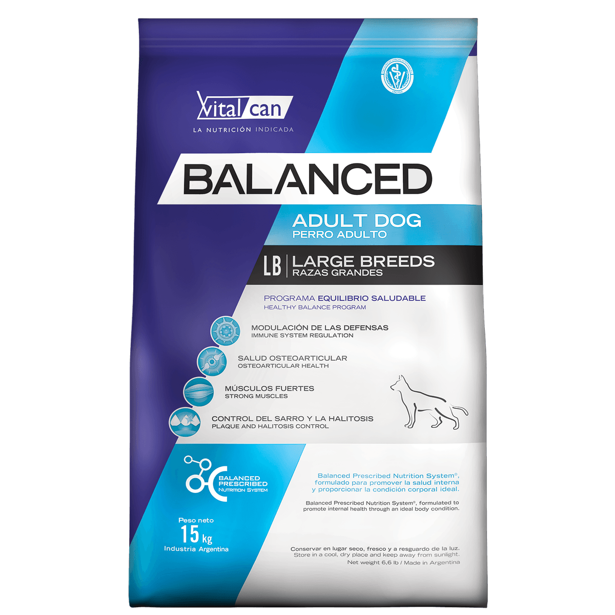 Balanced Perro Adulto Raza Grande 15kg
