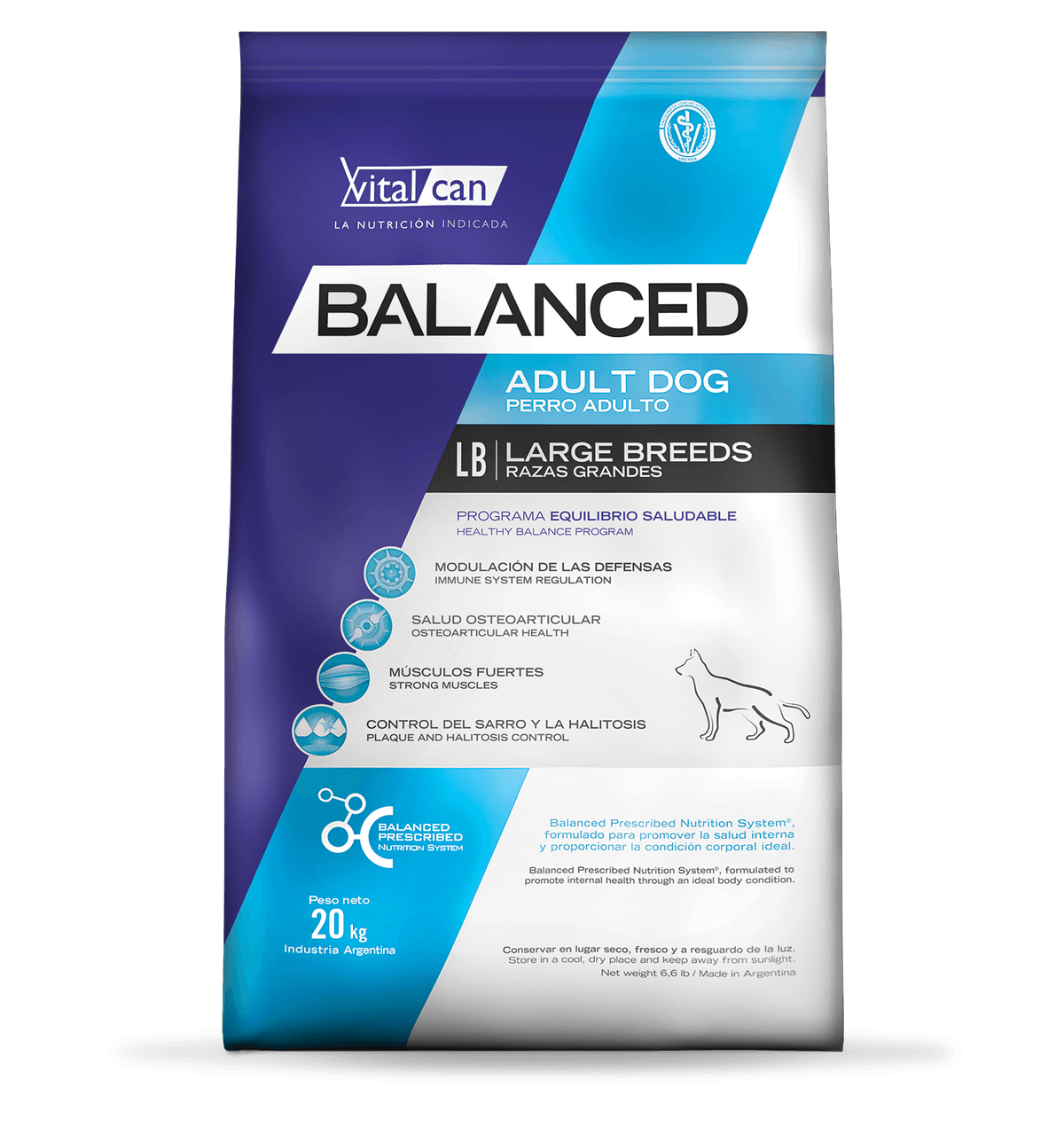 Balanced Perro Adulto Raza Grande 20kg