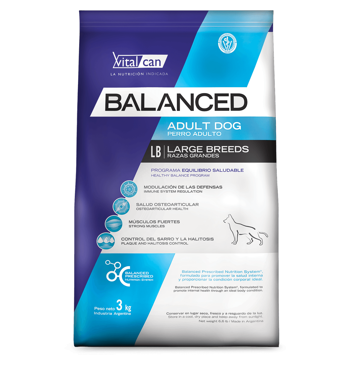 Balanced Perro Adulto Raza Grande 3kg