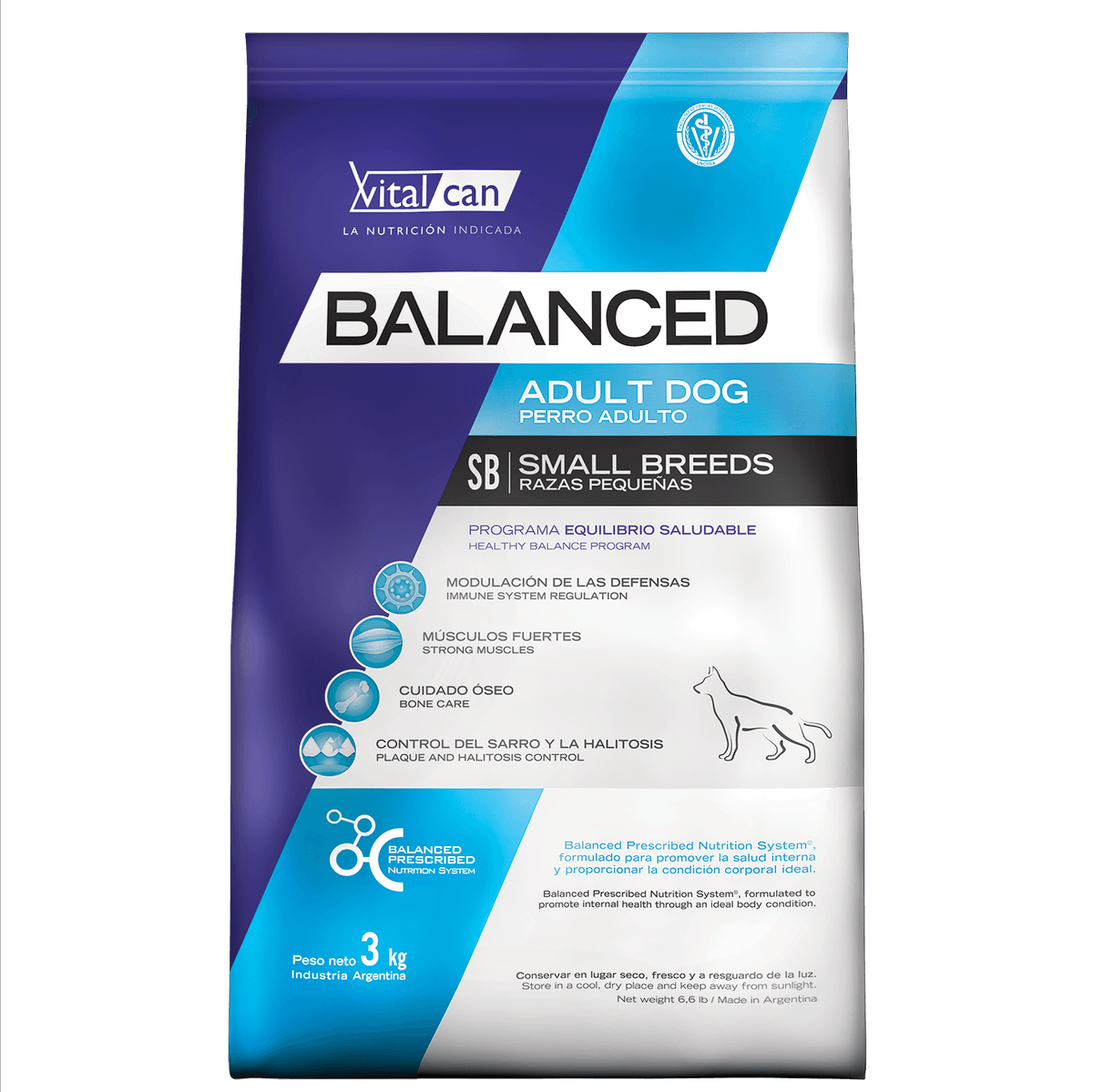 Balanced Perro Adulto Raza Pequeña 3kg