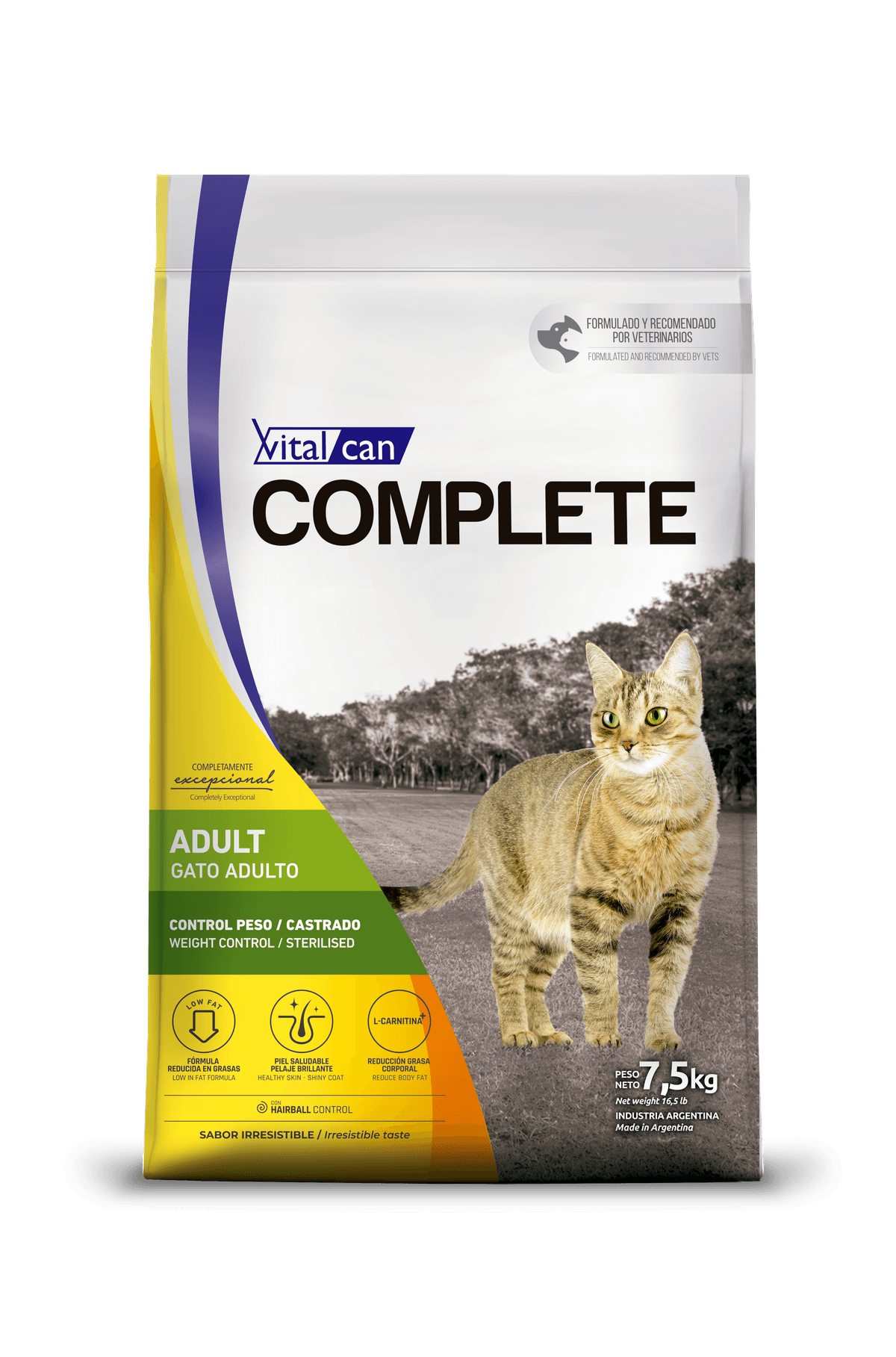 Complete Gato Control Peso 7.5kg