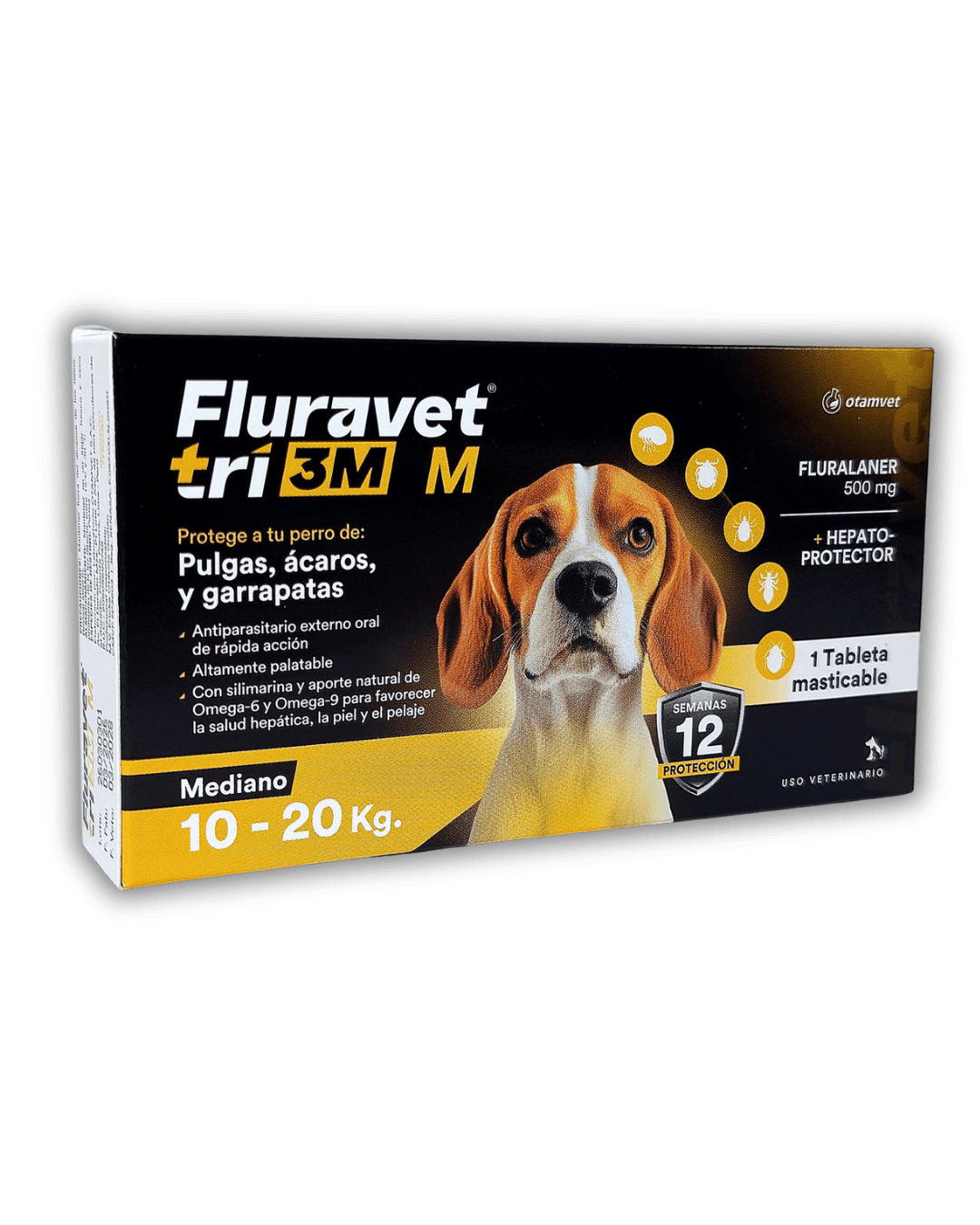 Fluravet tri 3M M (perros 10-20 kg)