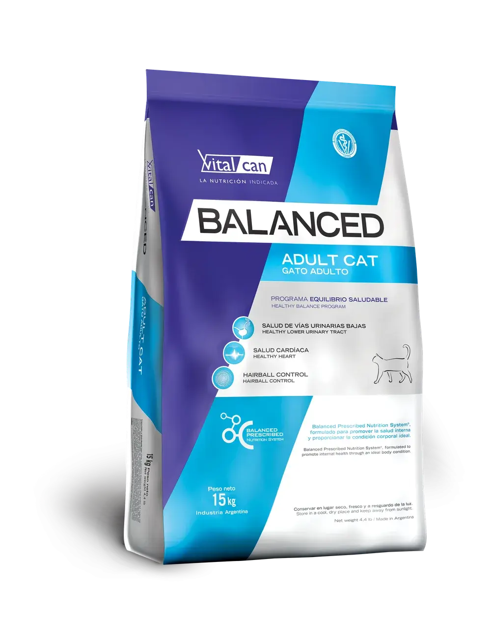 Balanced Gato Adulto 15kg, vista 1