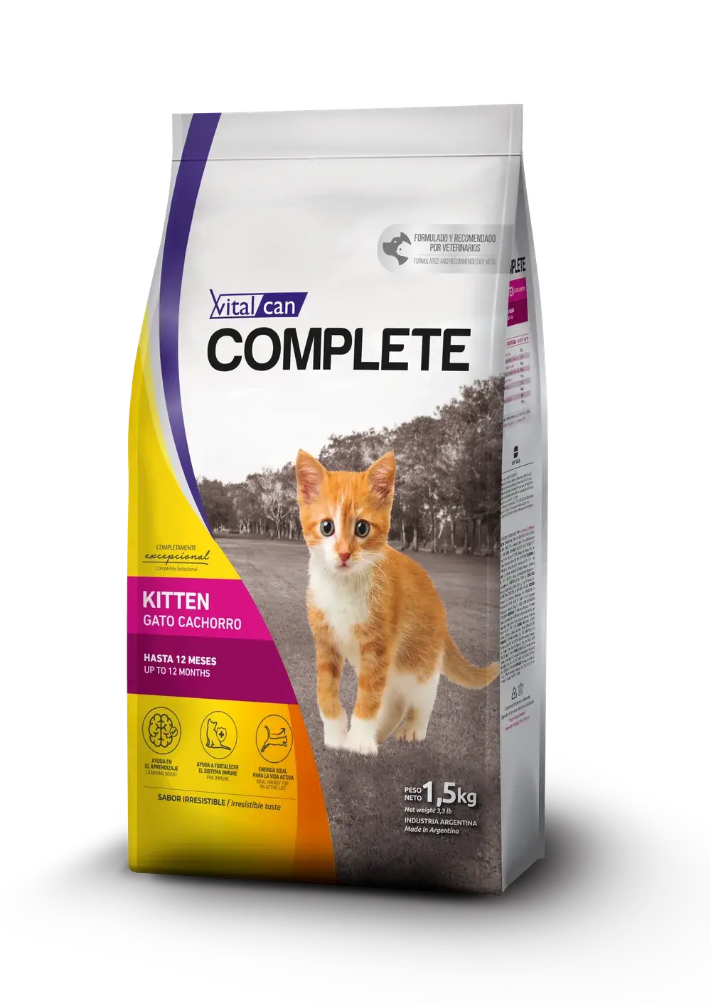 Complete Gato Kitten 1.5kg, vista 1