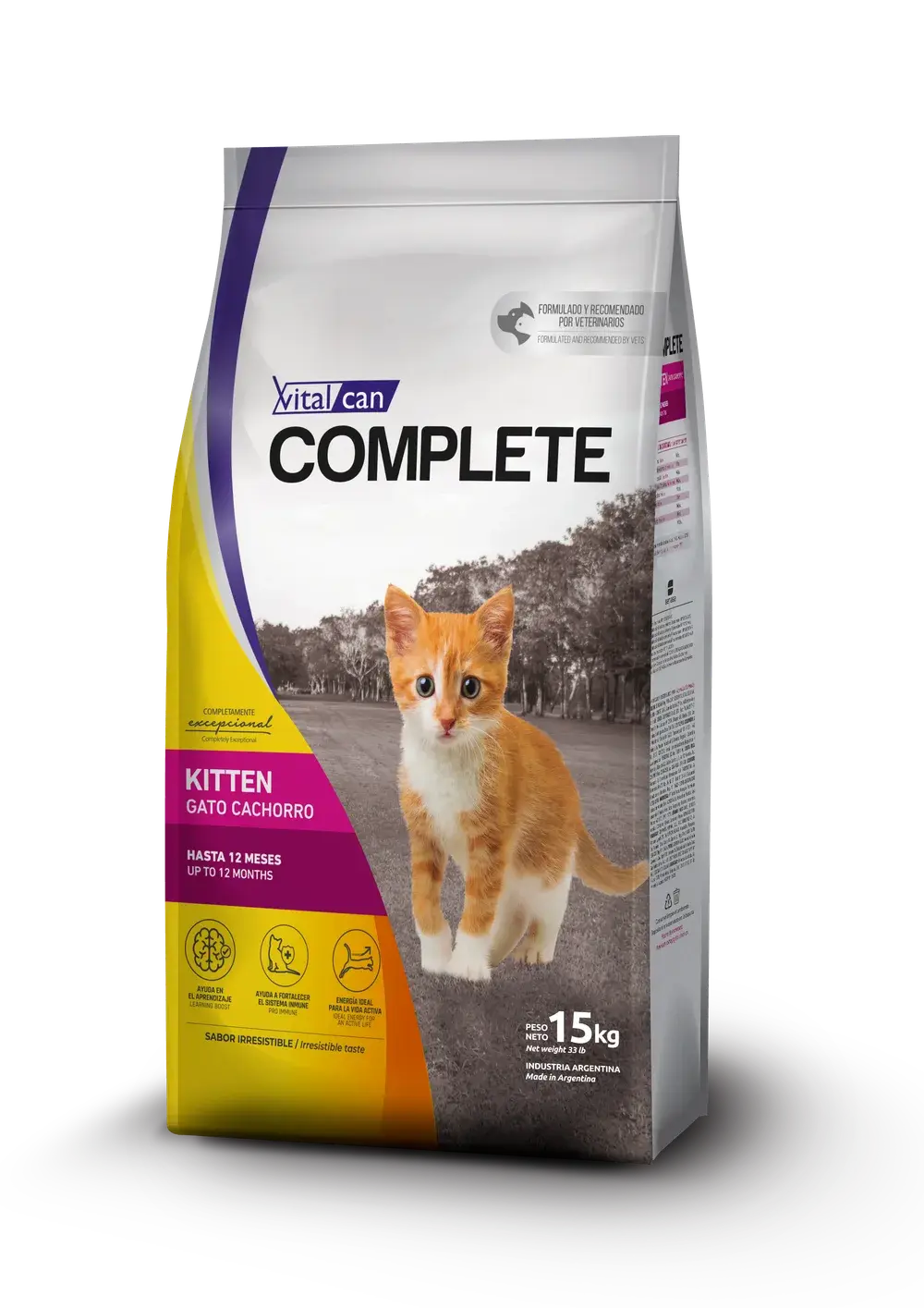 Complete Gato Kitten 15kg, vista 1