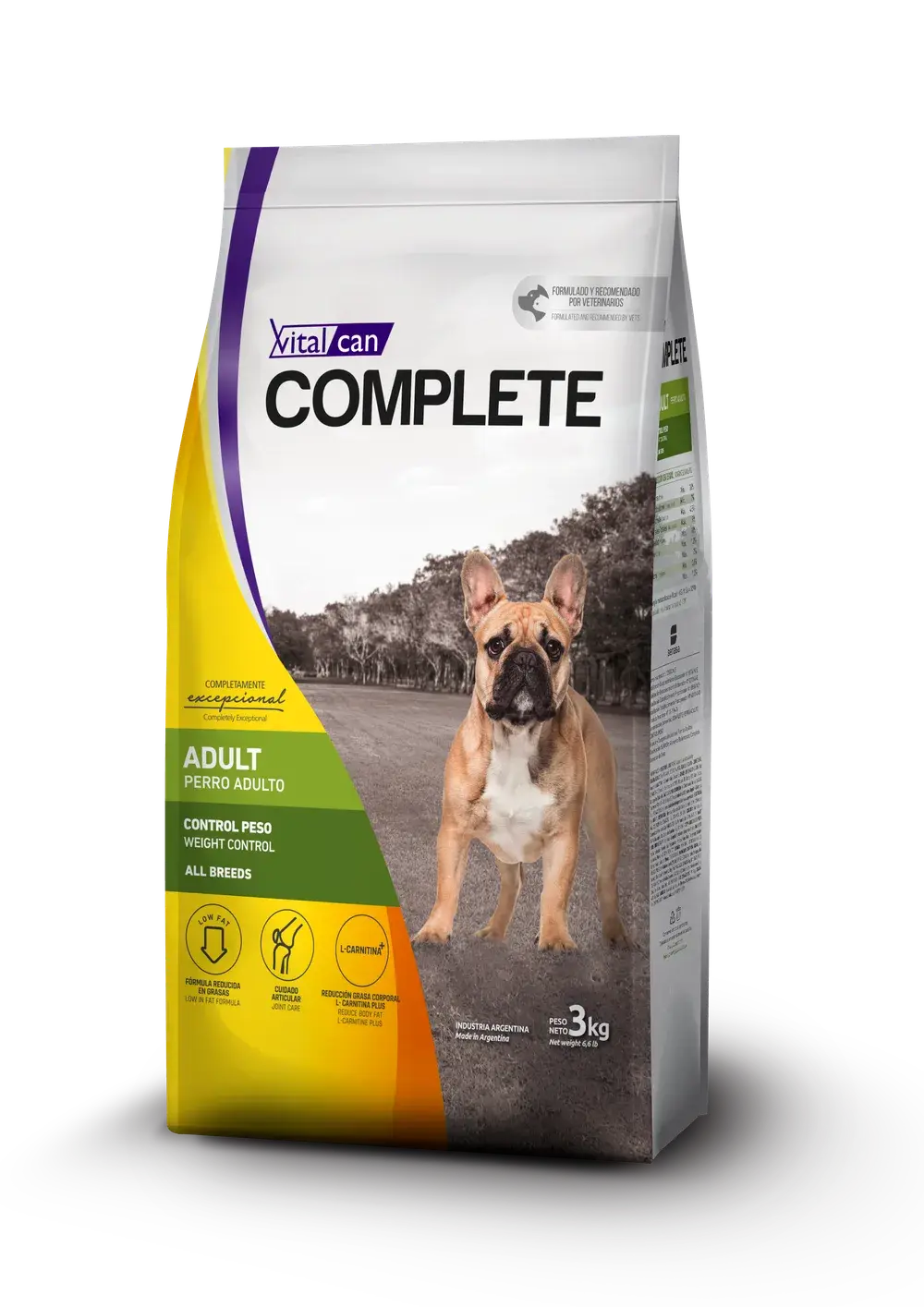 Complete Perro Control Peso 3kg, vista 1