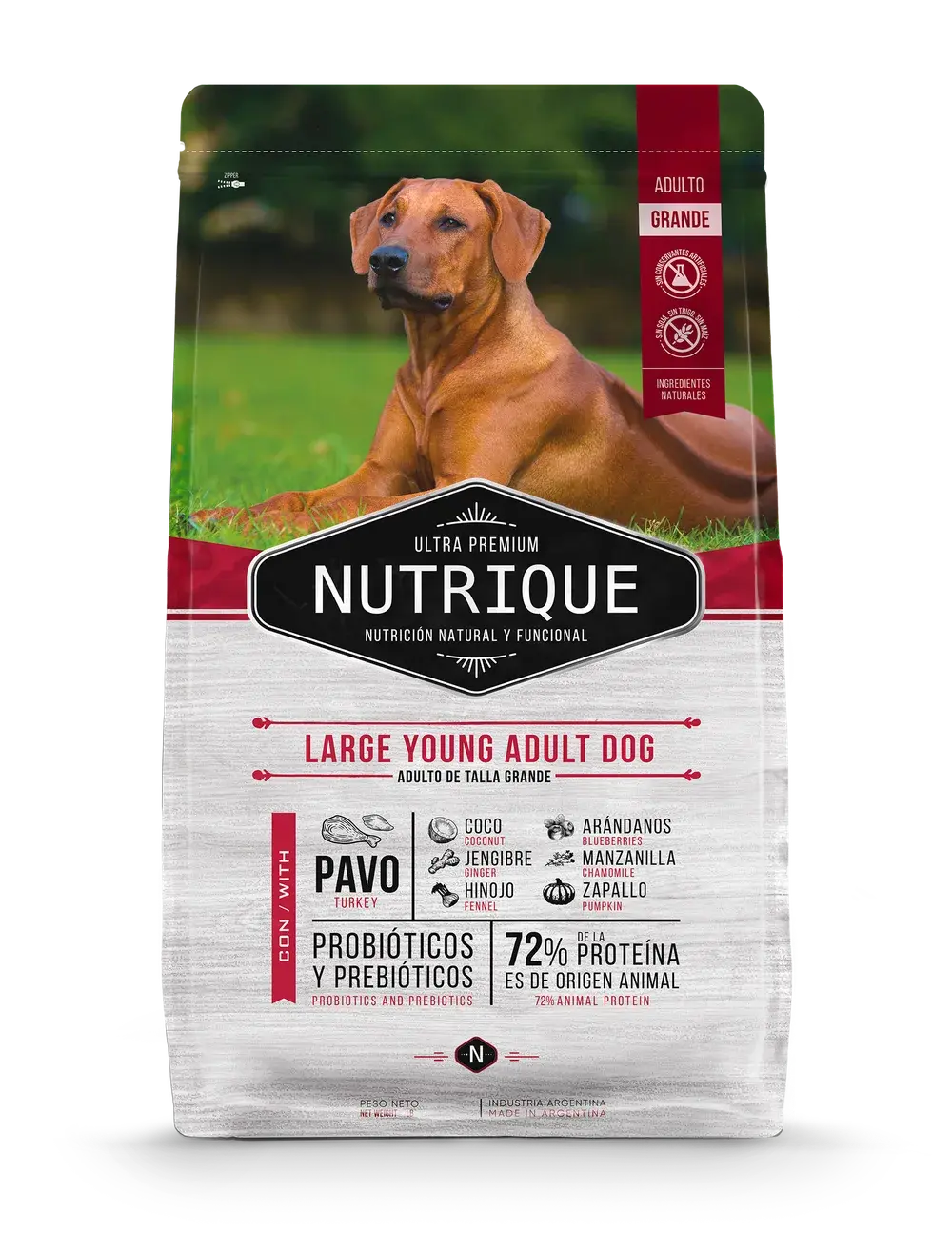 Nutrique Perro Large Young Adult, vista 1