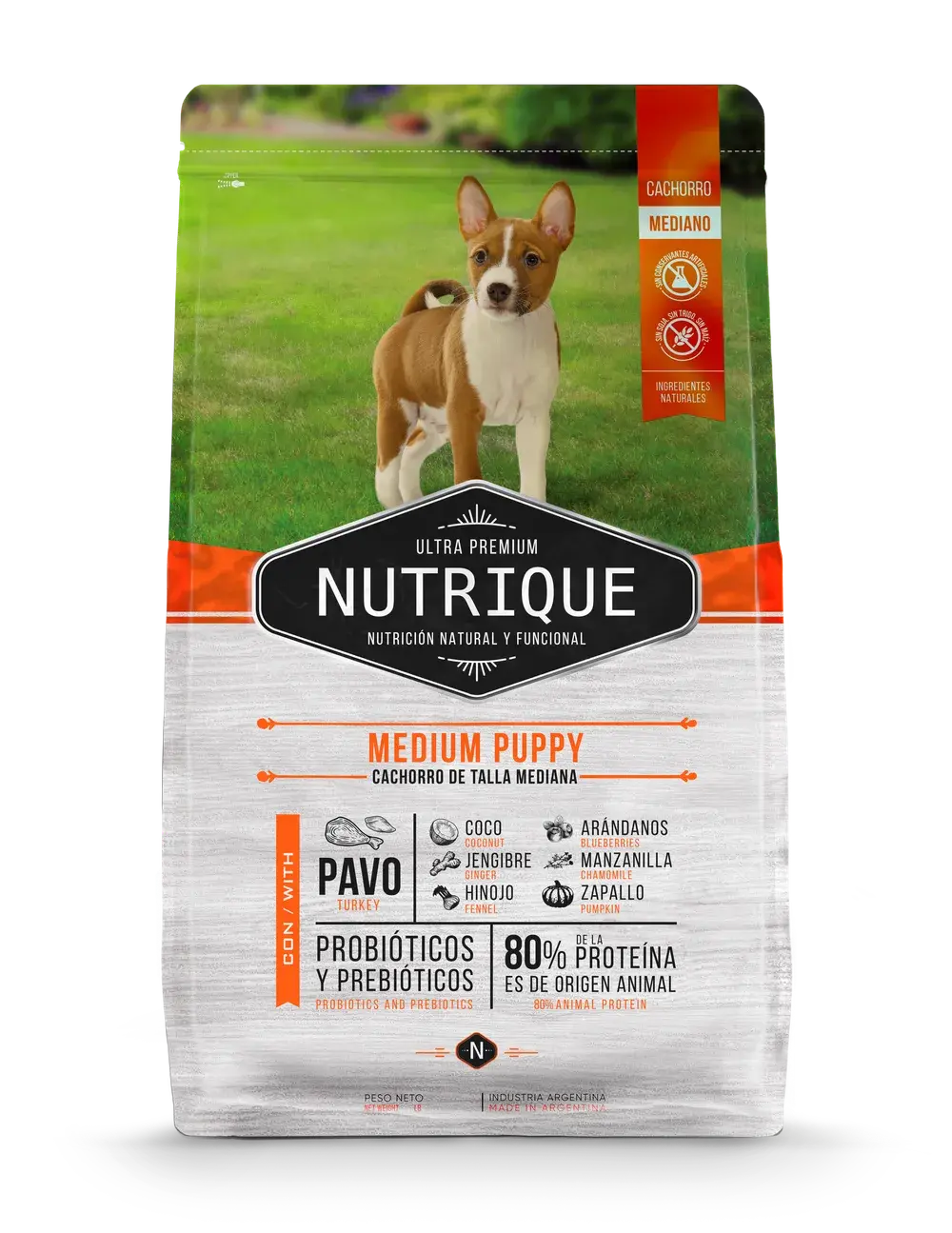 Nutrique Perro Medium Puppy, vista 1