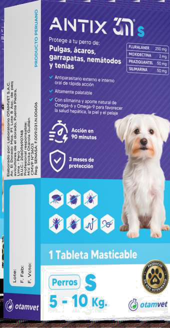 Antix 3M S (perros 5 a 10 kg)